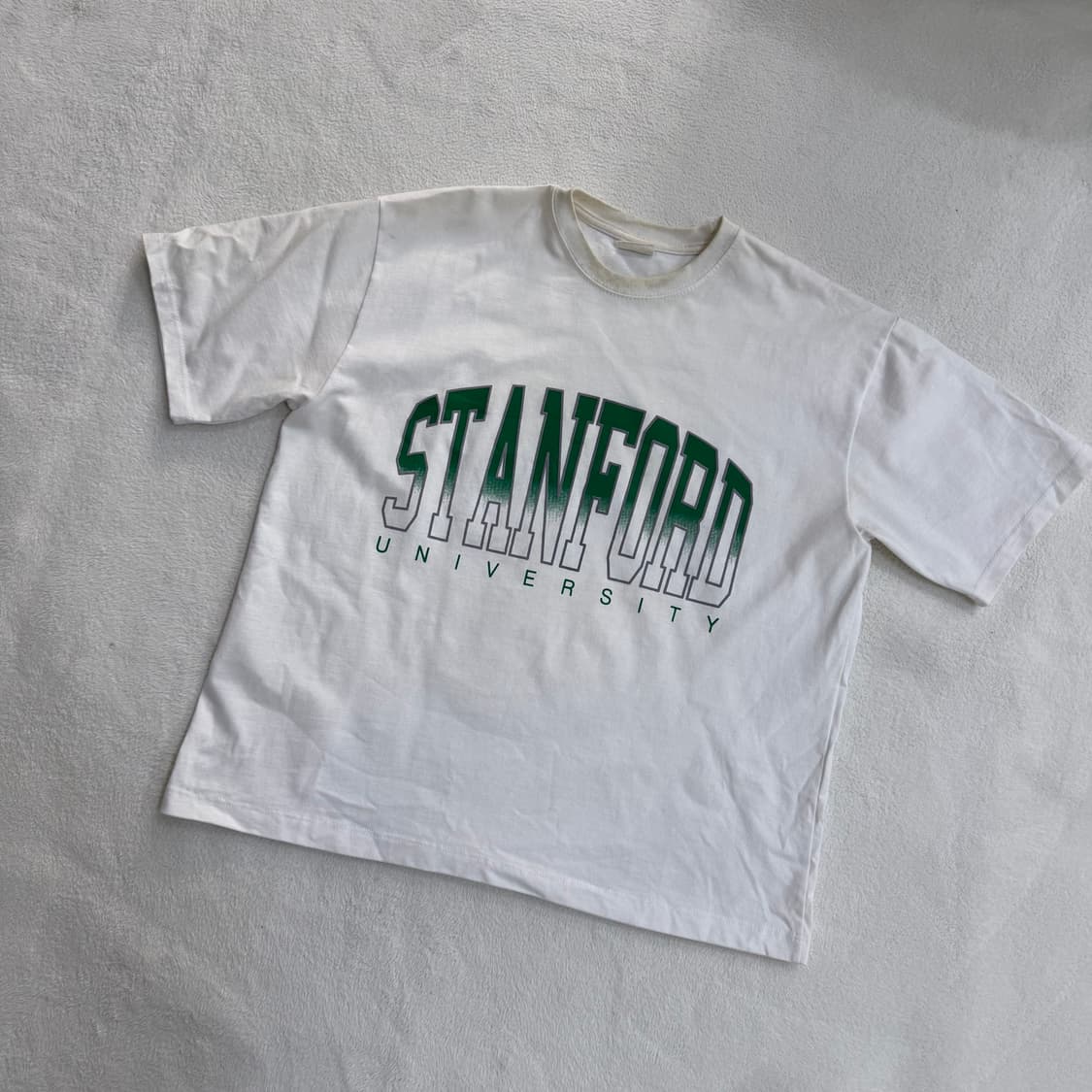 실측확인 빈티지 스탠포드 로고 반팔티 0403T 상품이미지1