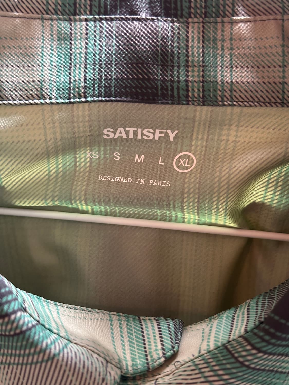 새티스파이 피스쉘리버셔츠 그린체크(XL) 상품이미지3