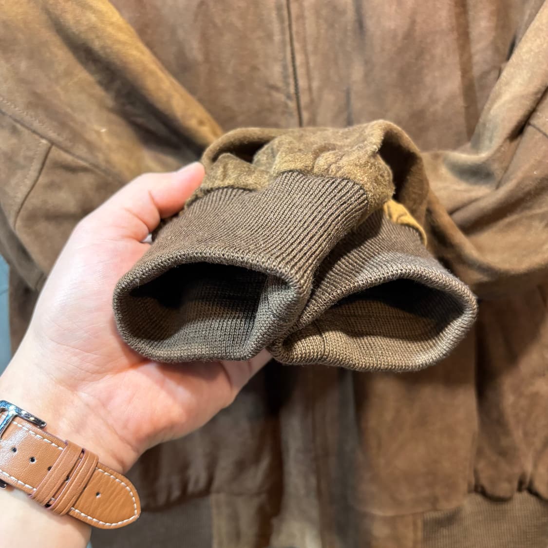 [M] RALPH LAUREN 랄프로렌 빈티지 스웨이드 자켓 상품이미지3