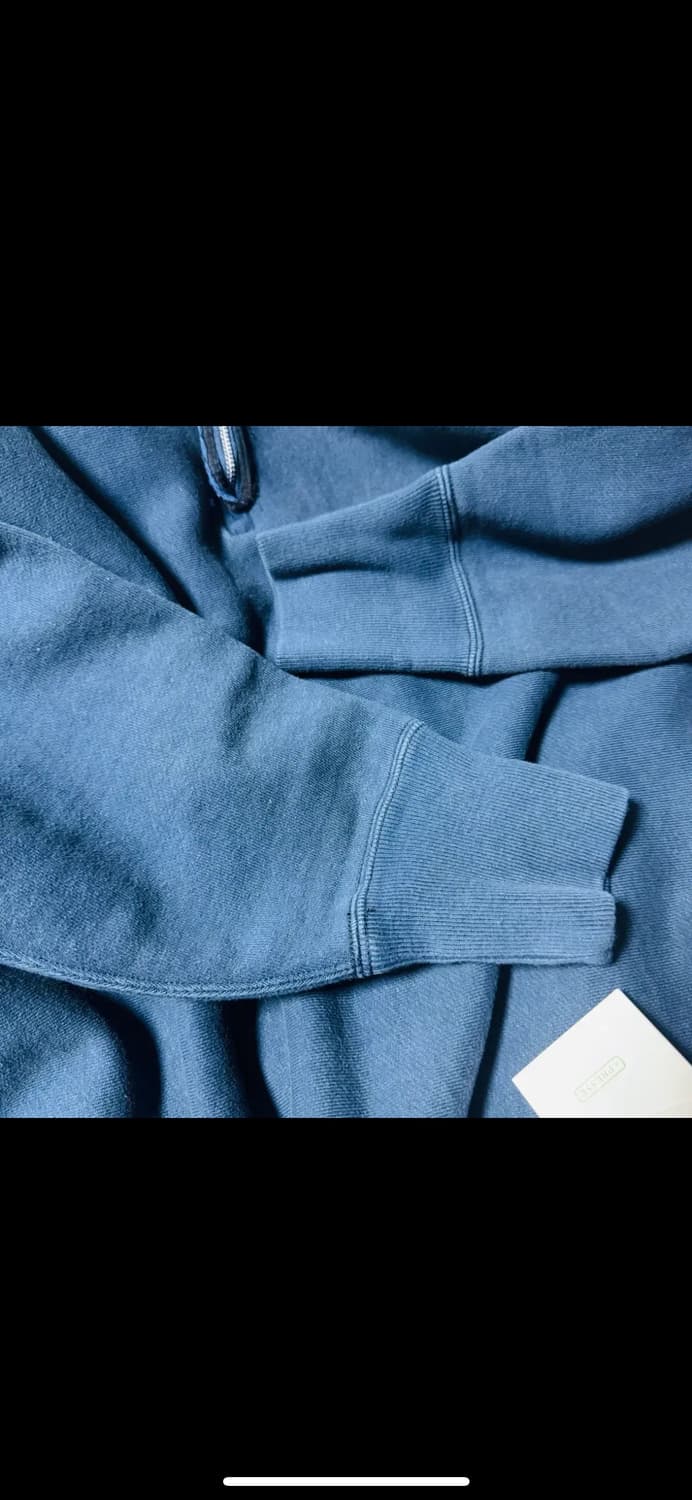 [4] A.PRESSE 아프레쎄 26SS 빈티지 하프집 립 칼라 스웨트 상품이미지3