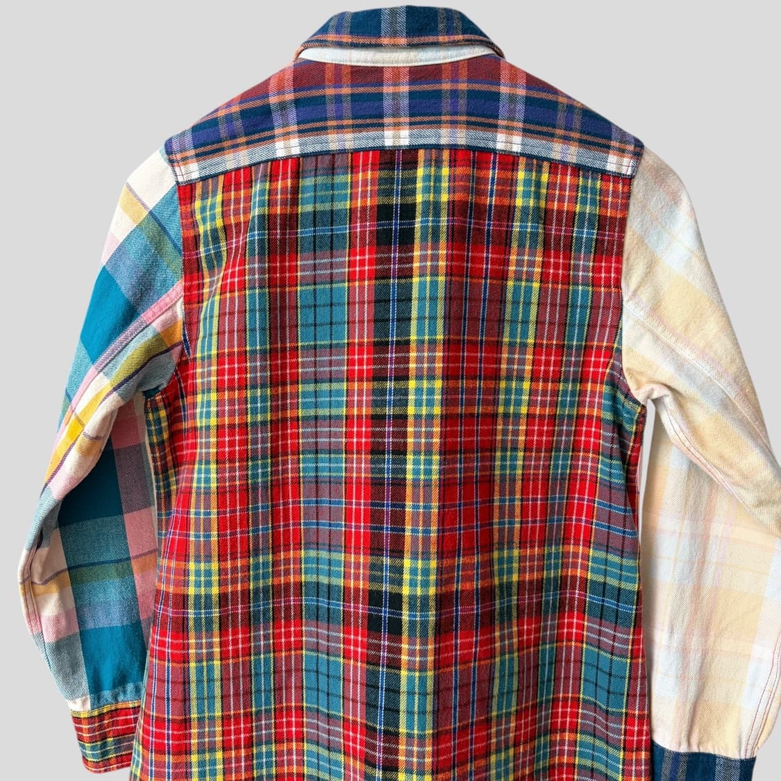 (OS)Beams boy 빔즈보이 크레이지패턴 플란넬 롱 셔츠 상품이미지6