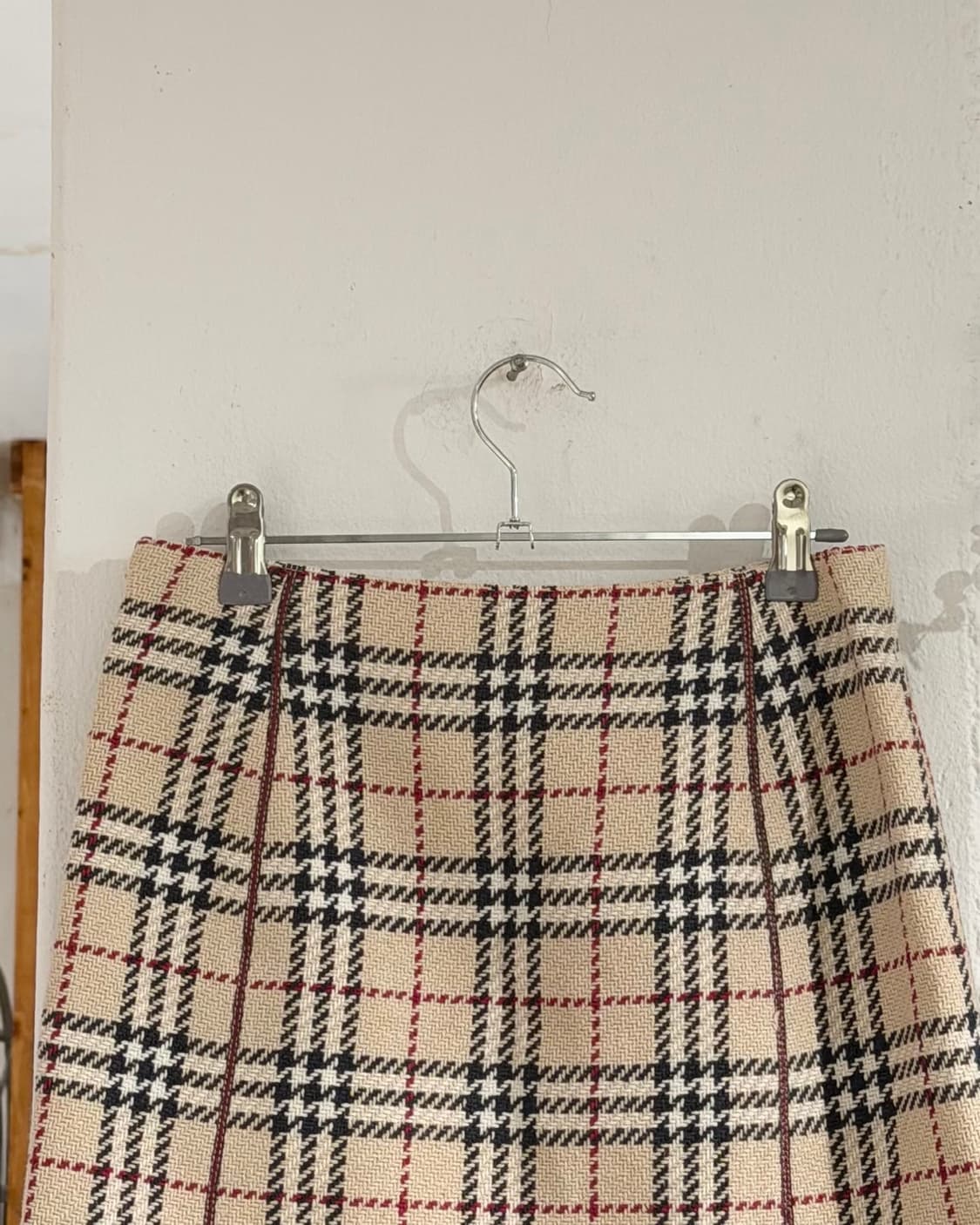 버버리 블루라벨 베이지 노바체크 미니스커트 상품이미지5