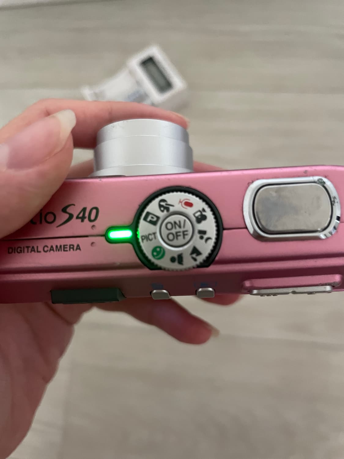 Optio s40 핑크 빈티지 디카 상품이미지5