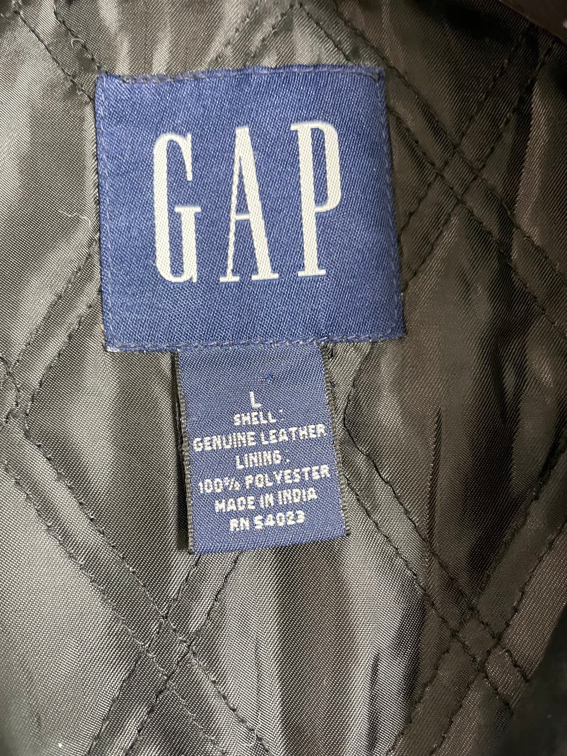 [L] 올드갭 레더 카코트 상품이미지2