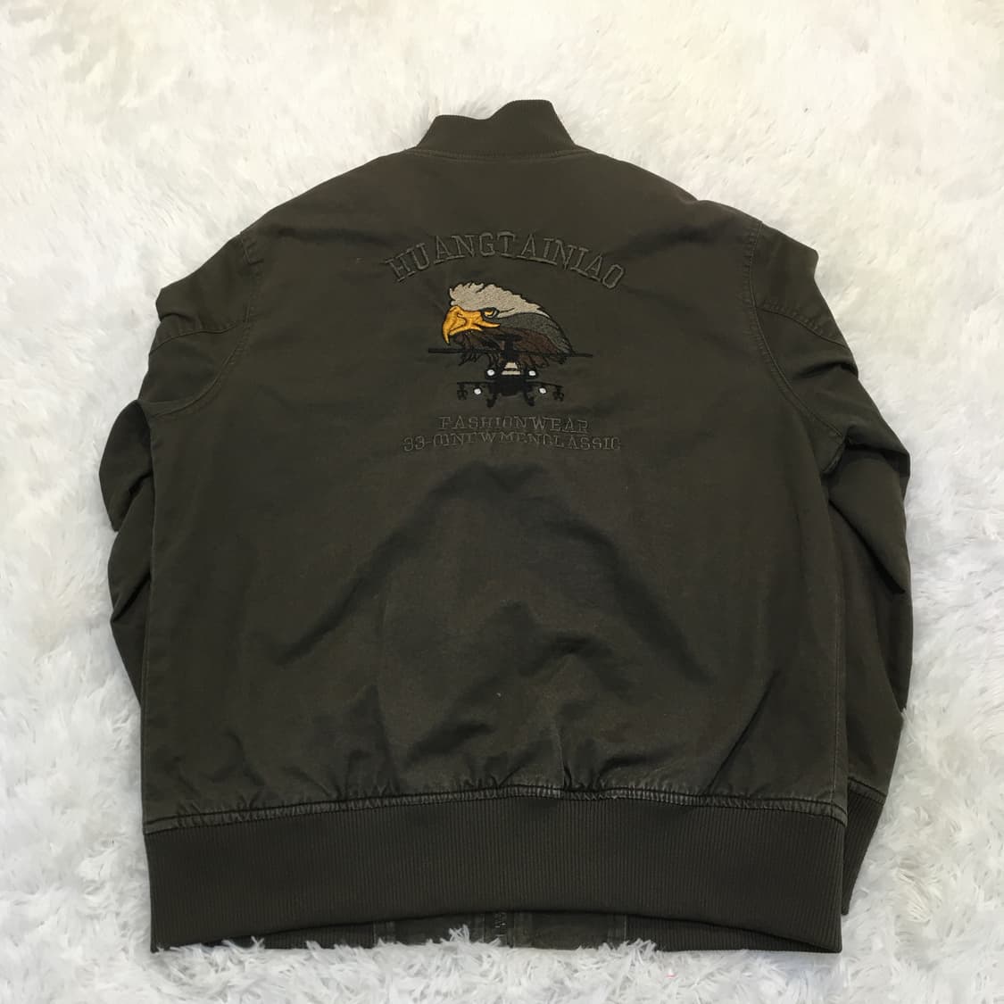 빈티지 브라운 더 이글 미군 점퍼 y2k 스트릿 갸루 펑키 일본빈티지 상품이미지2
