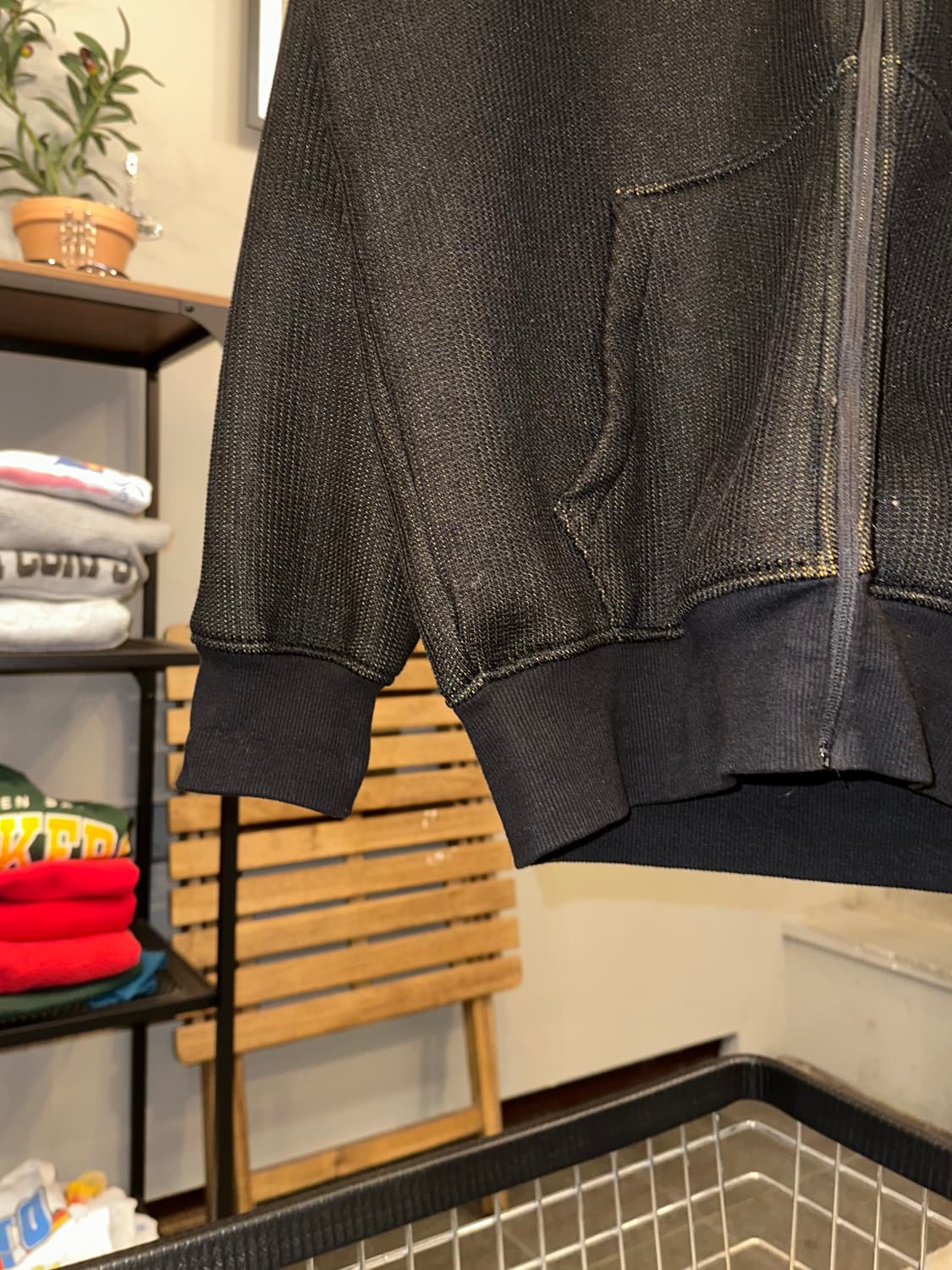 00’s NFL Steelers sherpa hood zip-up 상품이미지8