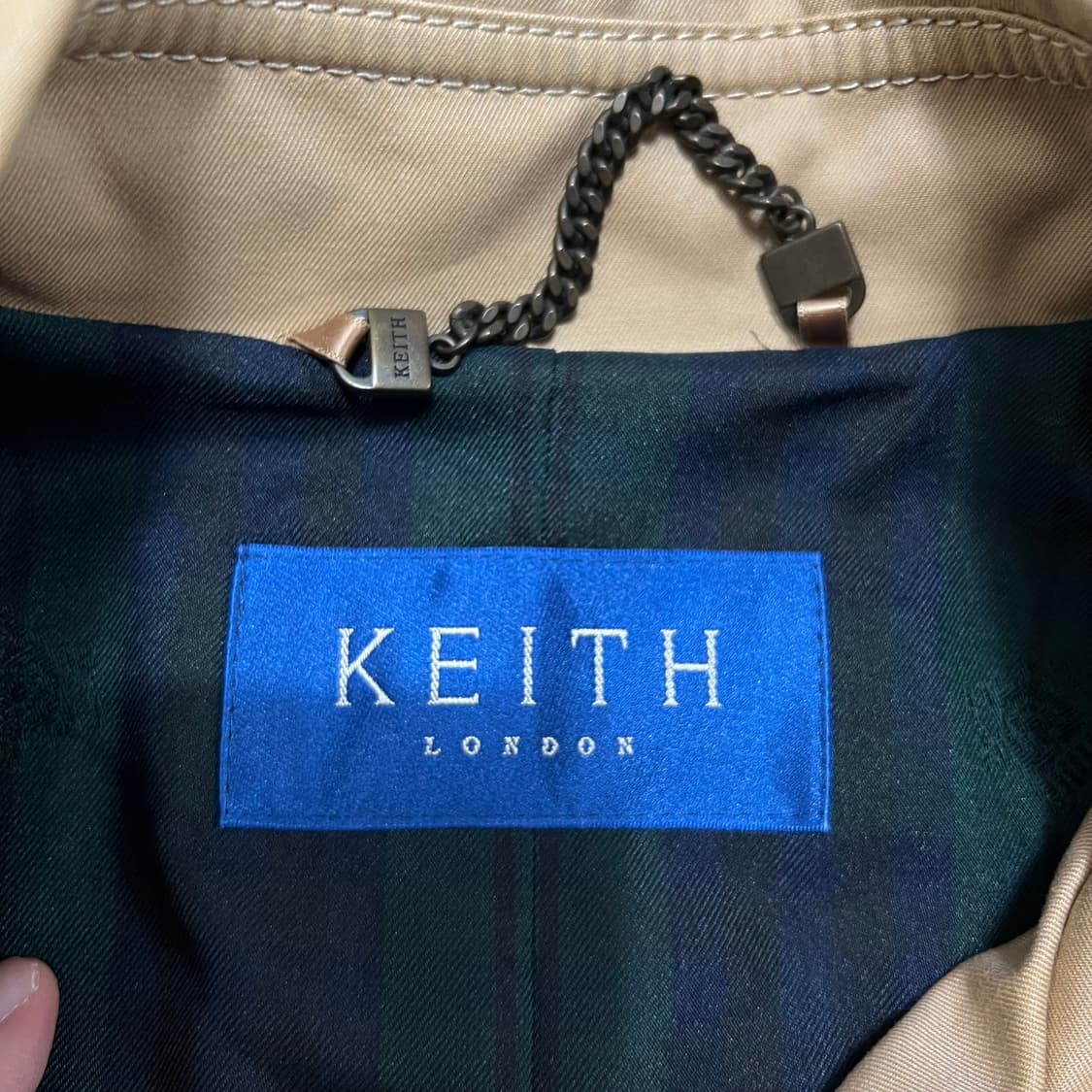 KEITH 키이스 코튼 더블 트렌치코트 [베이지] 82-88-160 상품이미지4