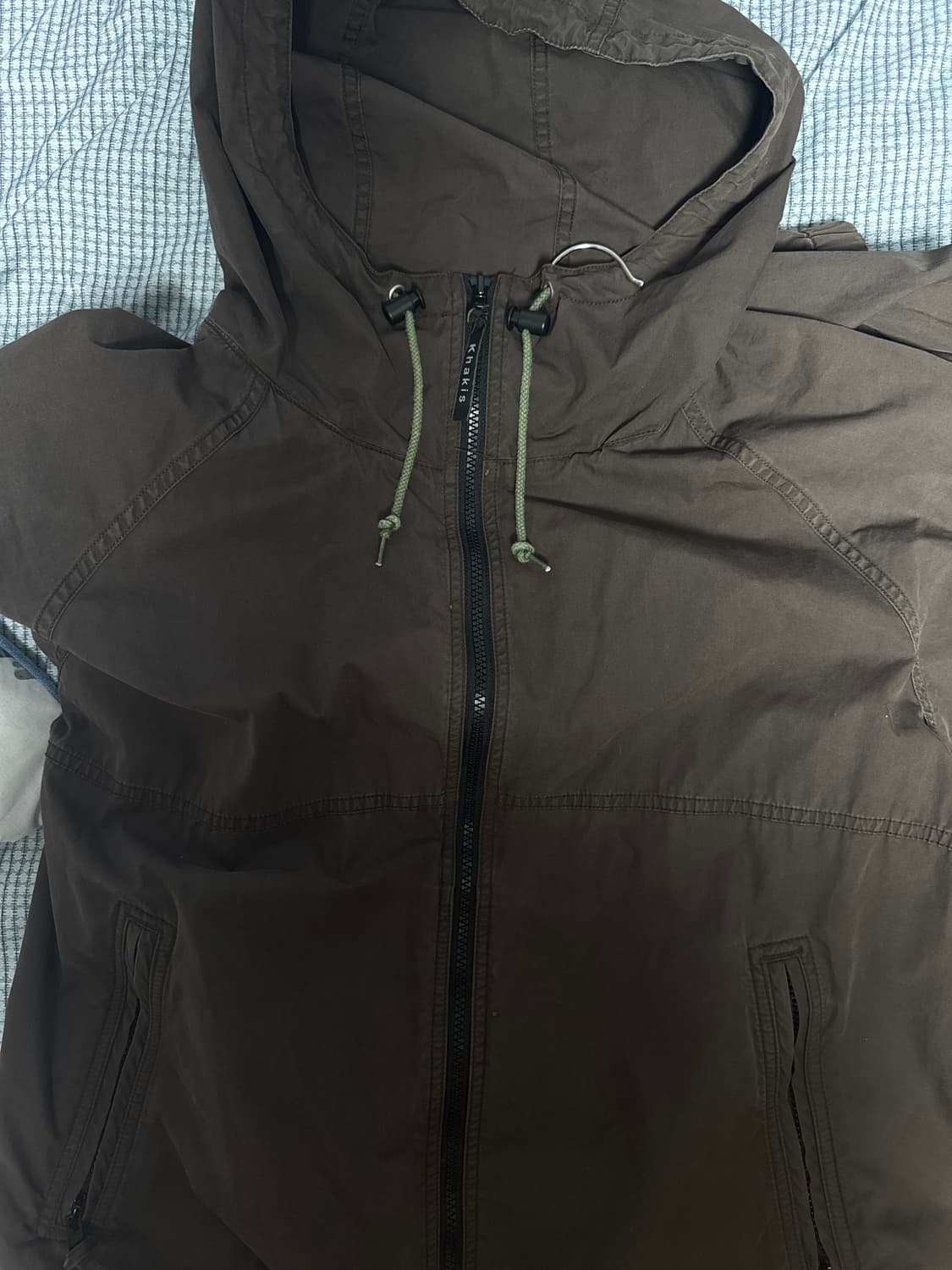 카키스 후디드 윈드 재킷 상품이미지1