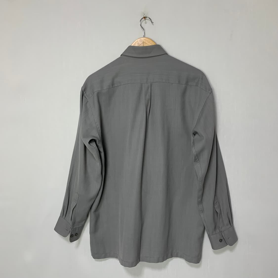 닥스 DAKS 베이직 그레이 셔츠 남성 105 남녀공용 빈티지 상품이미지6