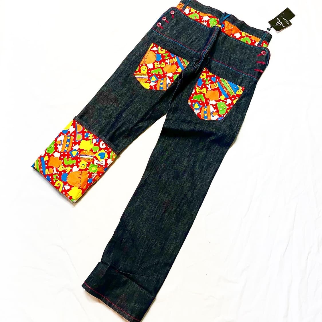 [신품] GUMU - 프린티드 데님 진 상품이미지3