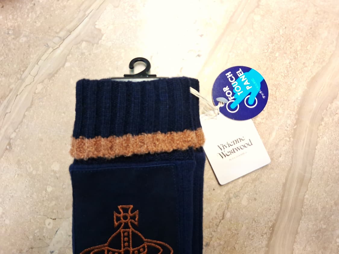 비비안 웨스트우드 빅 orb 저지 글러브 네이비 (새상품) 상품이미지7