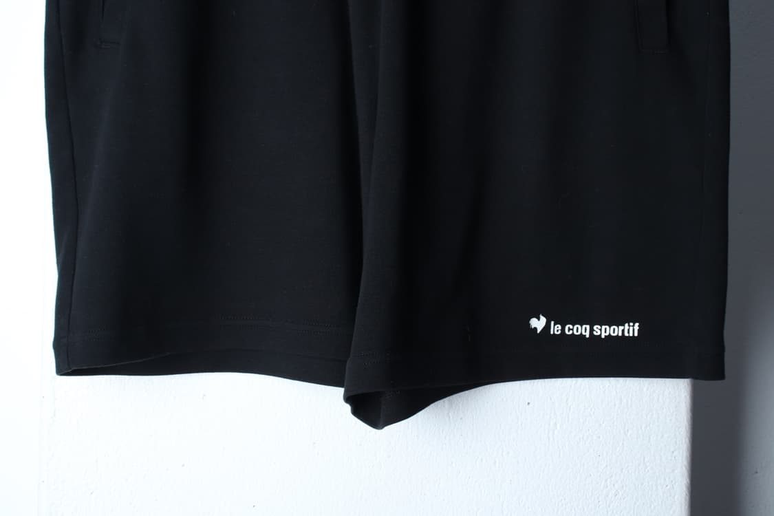 (L-2XL) 르꼬끄 반바지 팬츠 작은사용감 밴딩 블랙-P10091 상품이미지4
