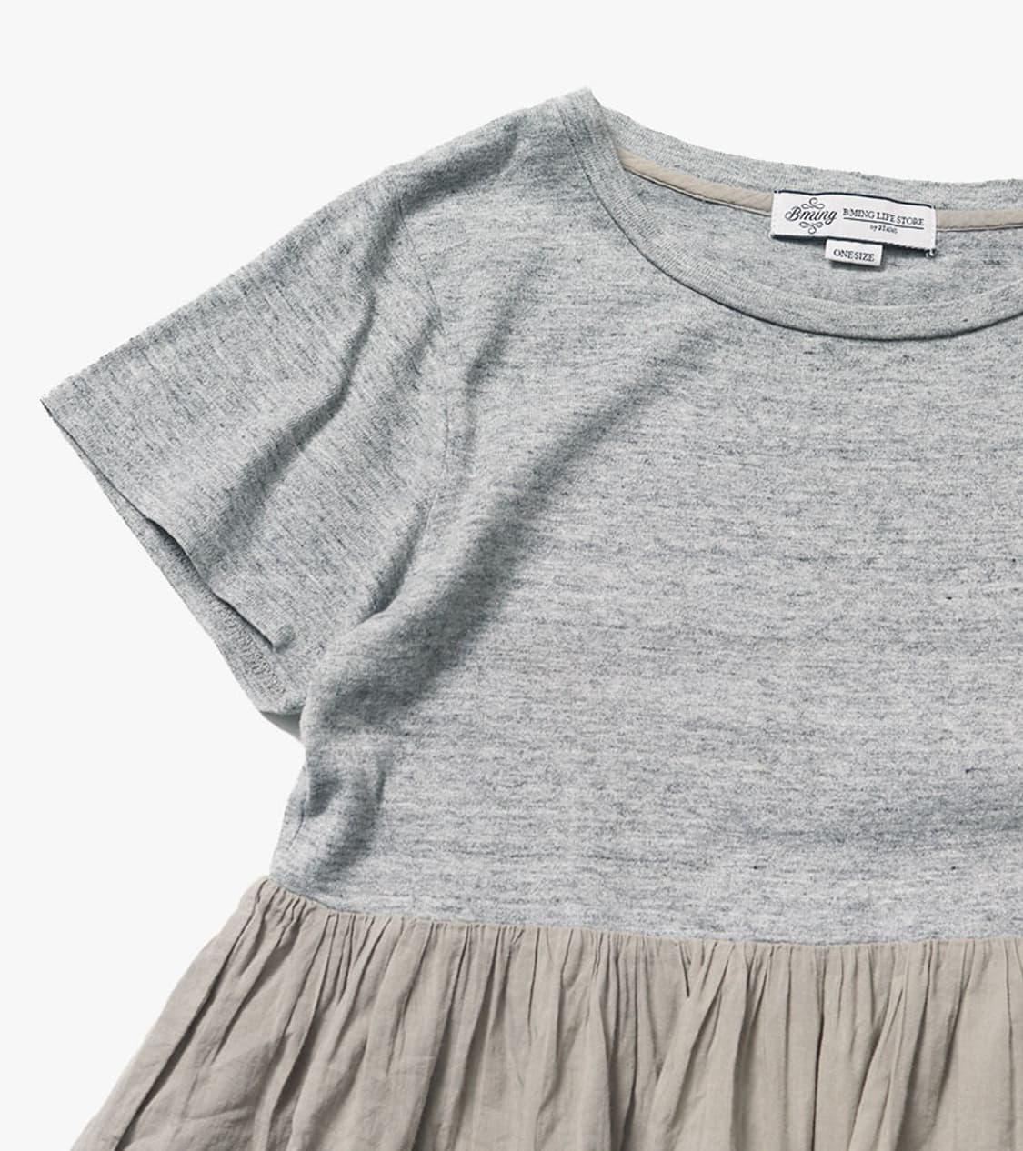 B:MING BY BEAMS - PEPLUM COMBO T SHIRT 상품이미지4