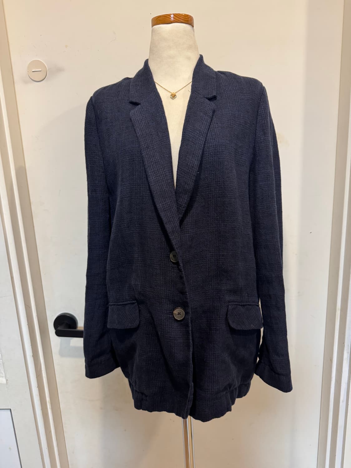 모노크롬 린넨100% 자켓 상품이미지1