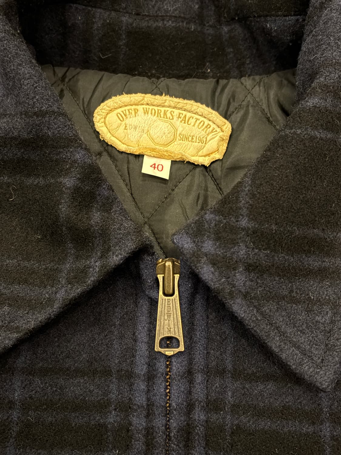 에드윈 헤비 울 플란넬 자켓 40 상품이미지7