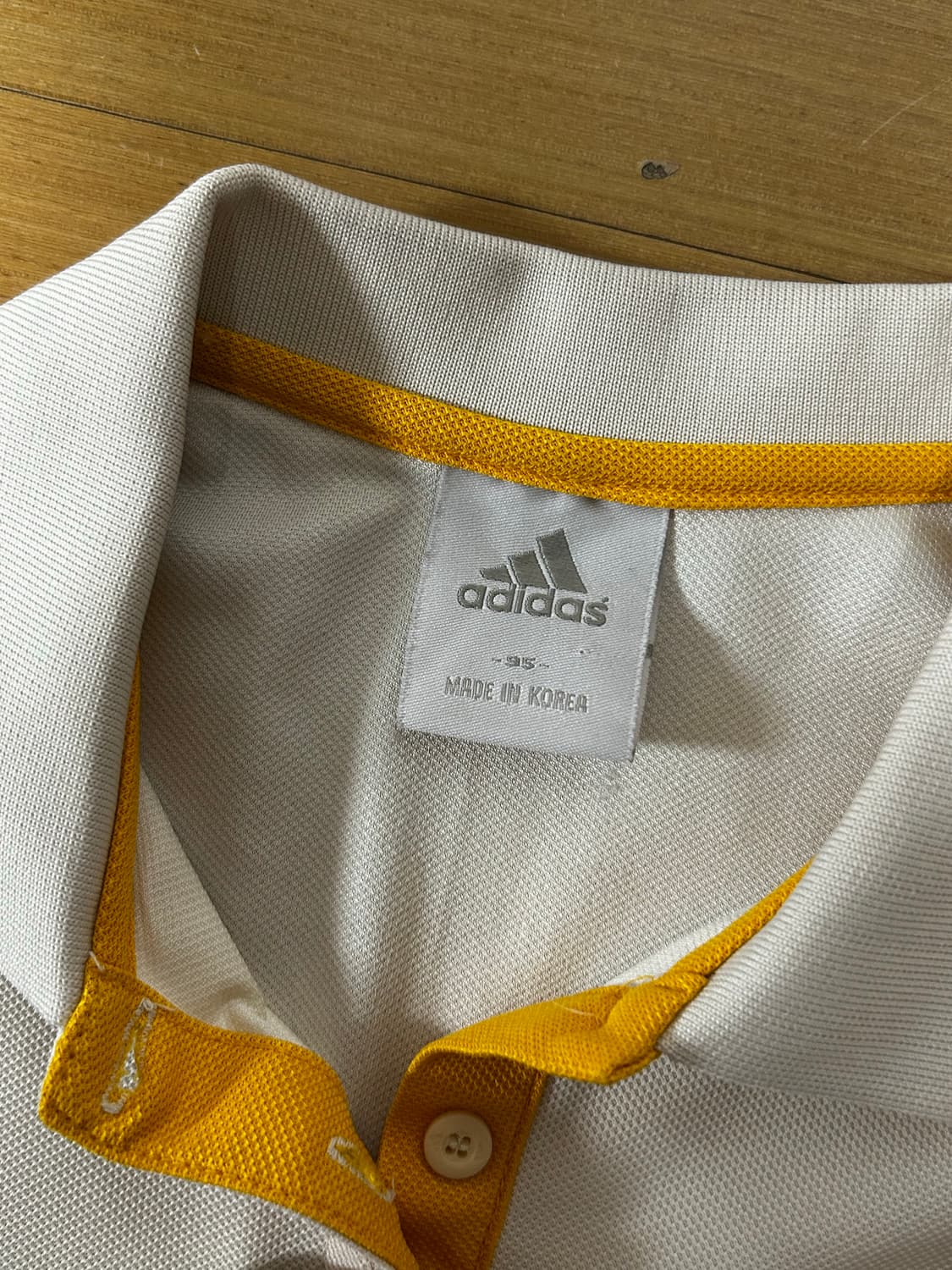 아디다스 아이보리 카라티 M 상품이미지4