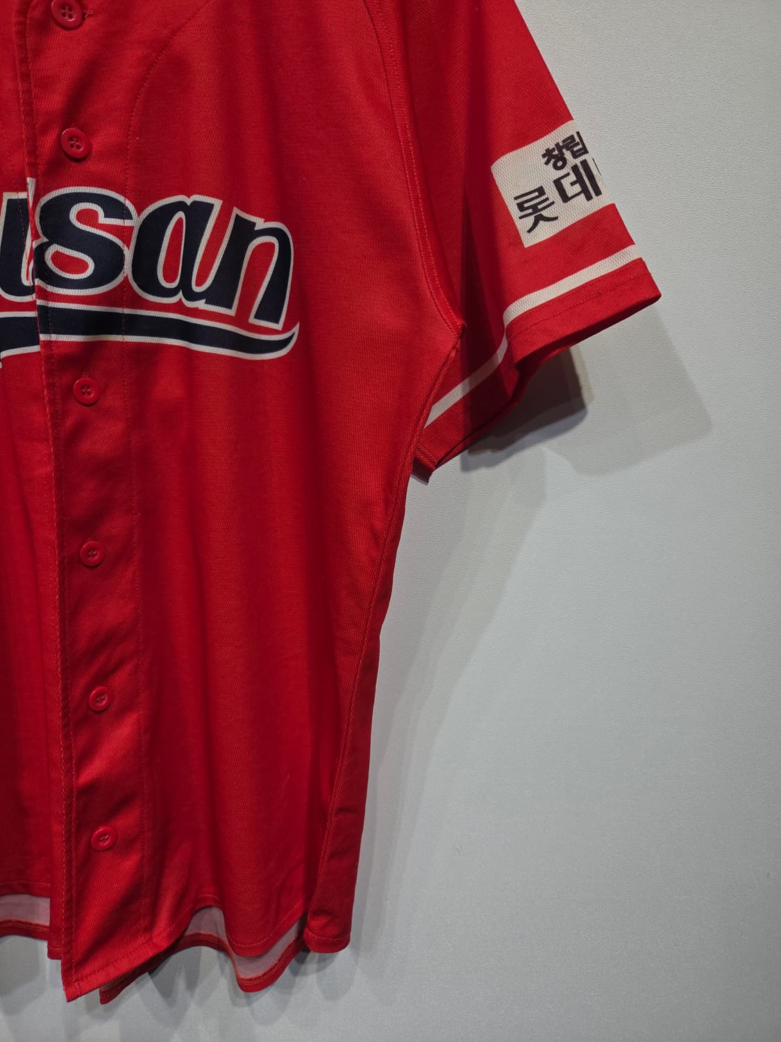 롯데 자이언츠 부산(BUSAN) 레드 유니폼 상품이미지5