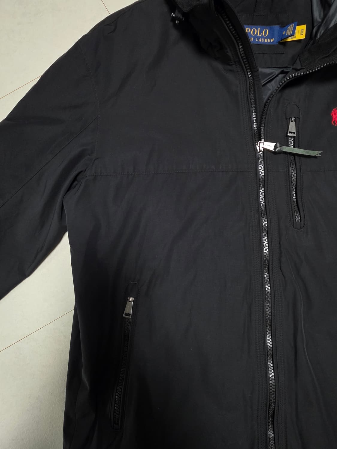 새상품급 폴로 랄프로렌 블랙 M 바람막이.윈드브레이커 상품이미지7