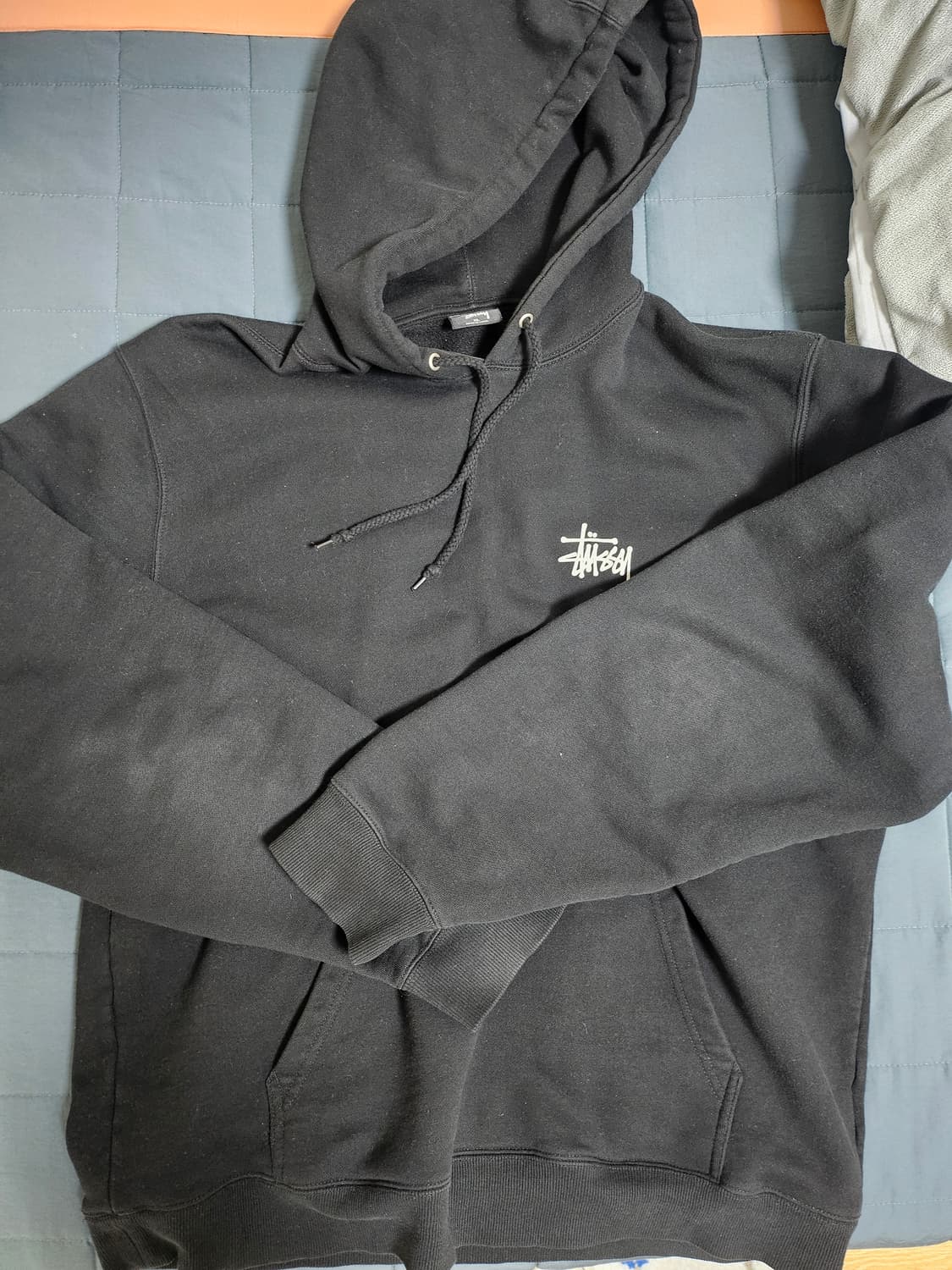 (홍대 하이츠스토어 구매) 스투시 베이직 기모 후드티 XL 상품이미지1