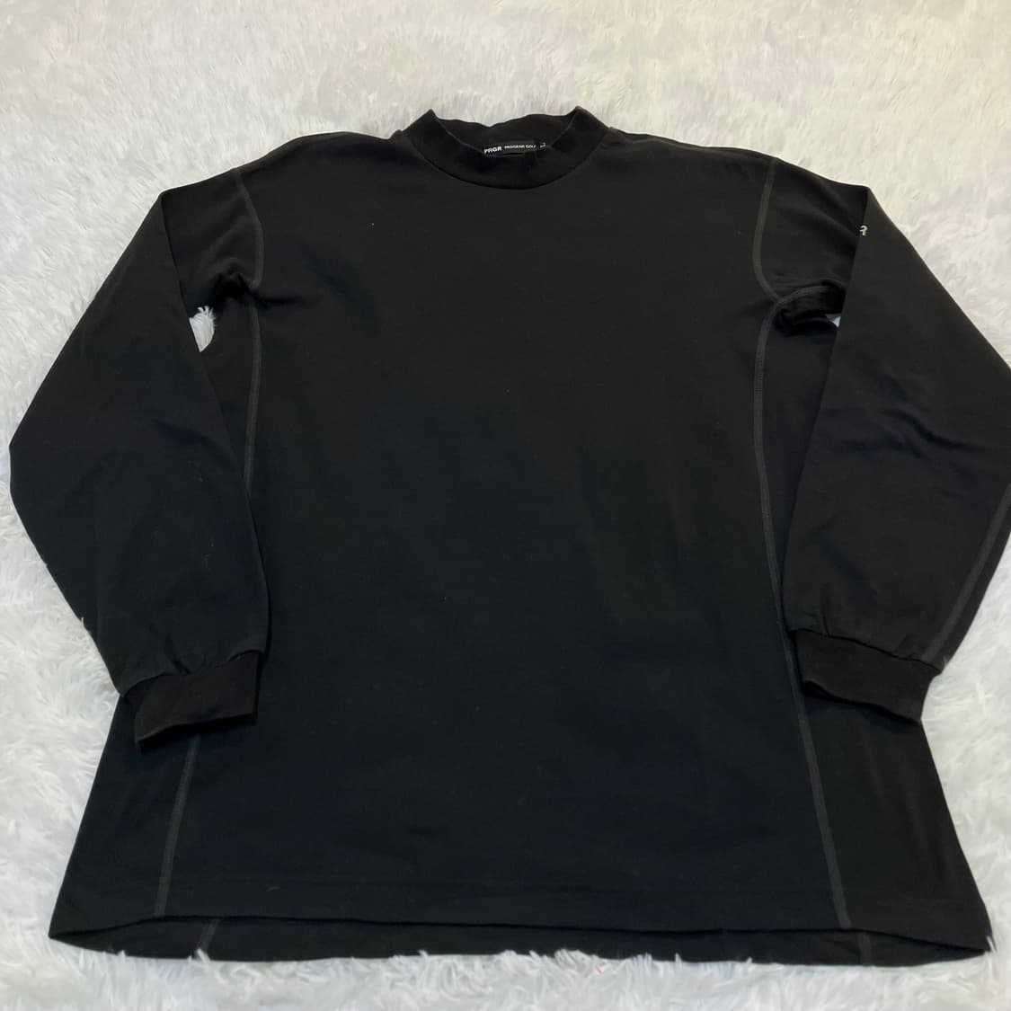 빈티지 스티치 러닝 기능 폴라 긴팔 837 y2k 스트릿 모리 갸루 일본 상품이미지2