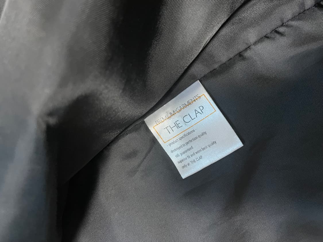 The clap 더 클랩 체크 더블코트 상품이미지3