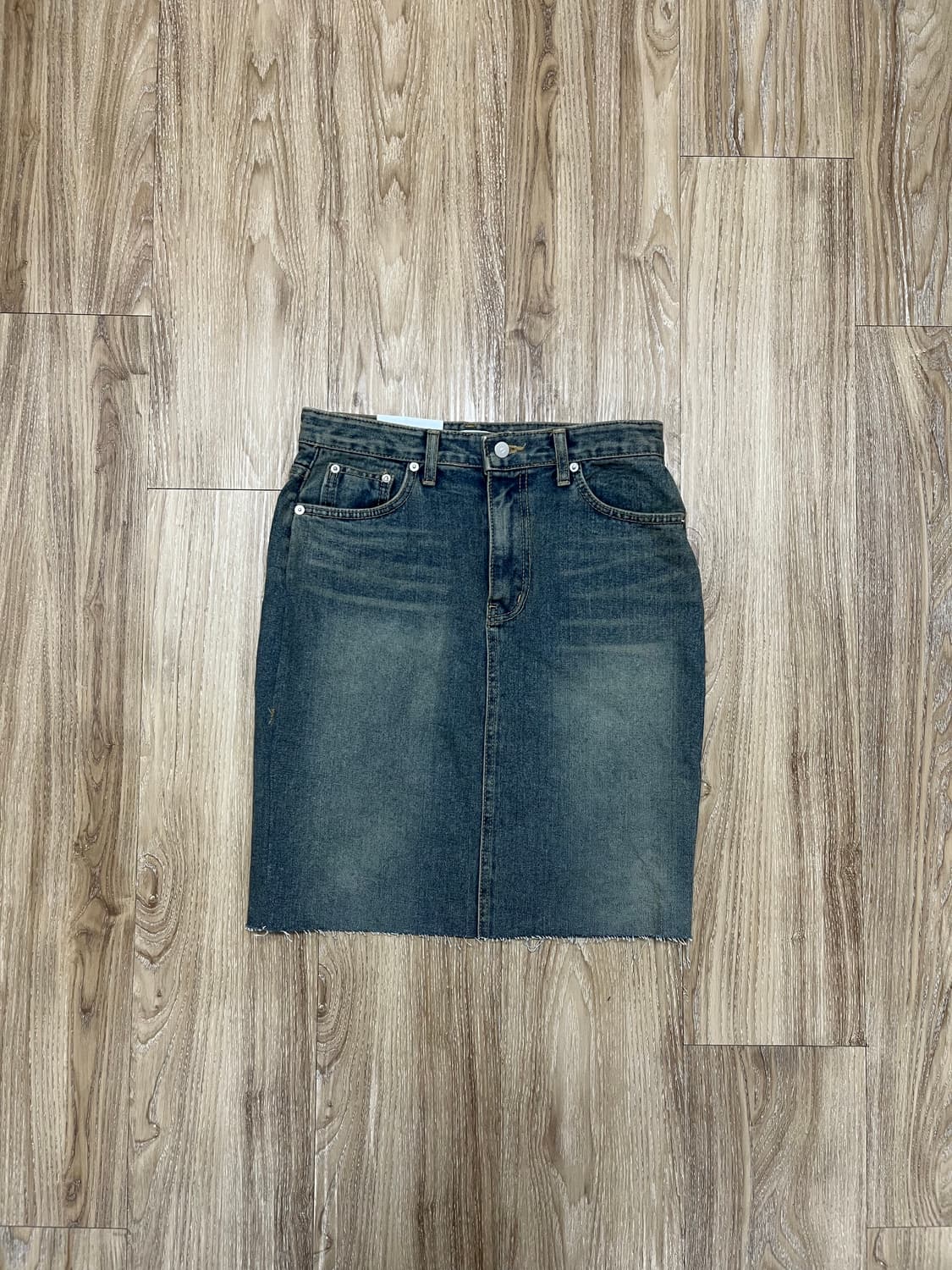 (새상품) 언틸비 피쉬테일 데님 스커트 L 상품이미지3