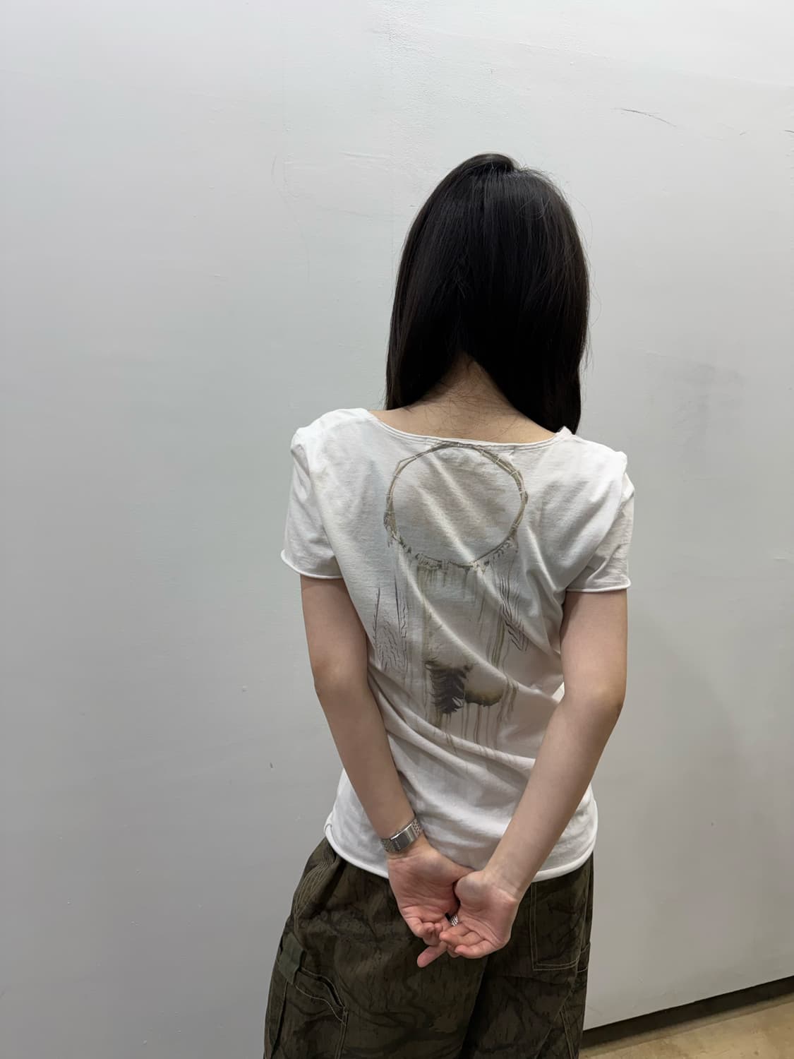 GOA 드림캐쳐 아트워크 반팔탑 상품이미지4