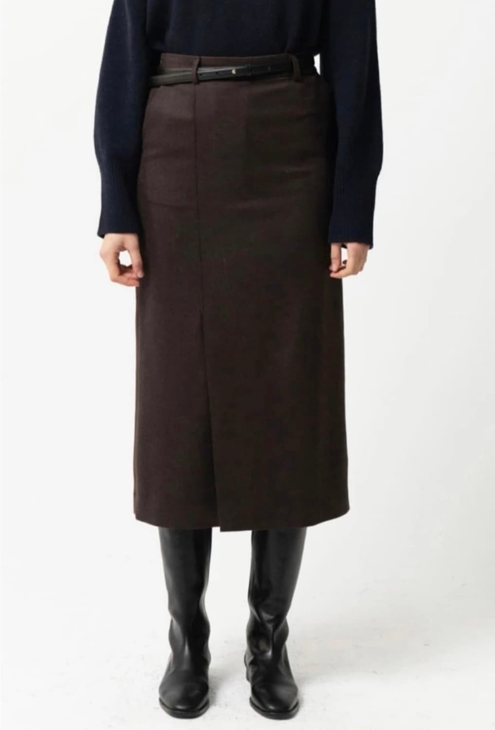 문달 색스니 울100 스커트 상품이미지2