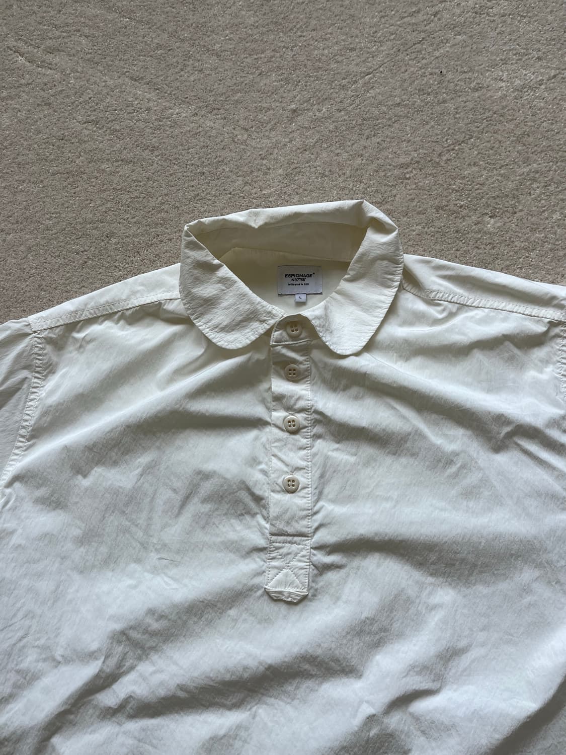 에스피오나지 프렌치 카라 풀오버 셔츠 (105) 상품이미지3