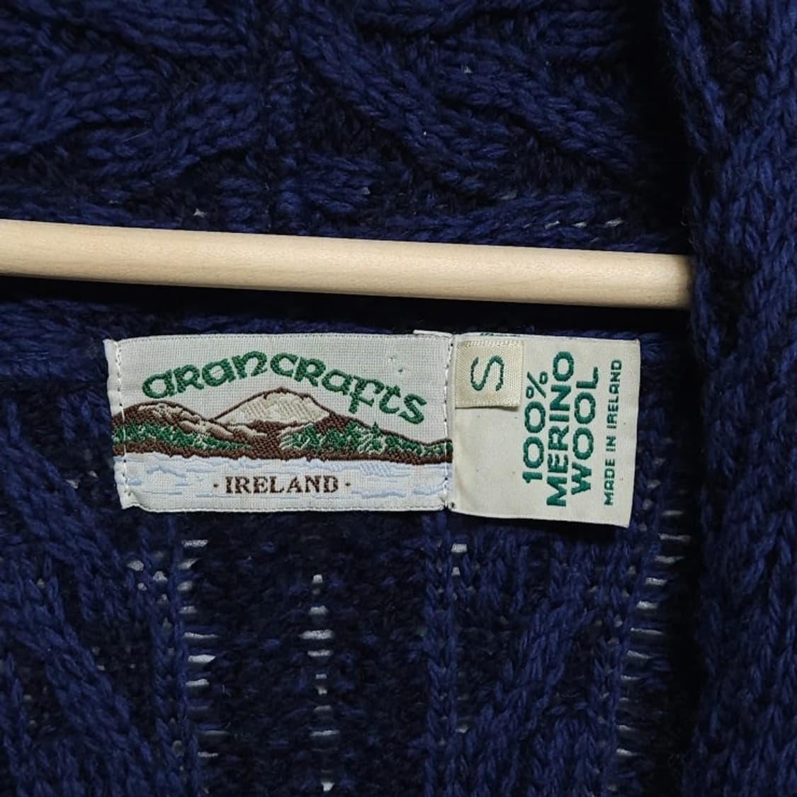 여성S AranCrafts 아란크래프트 메리노울 롱 가디건 숄카라 상품이미지9