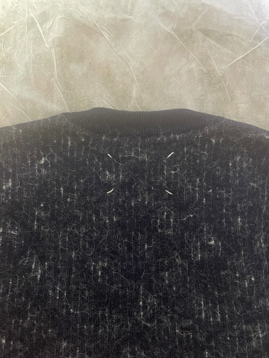 메종 마르지엘라 네이비 모헤어 니트 상품이미지4