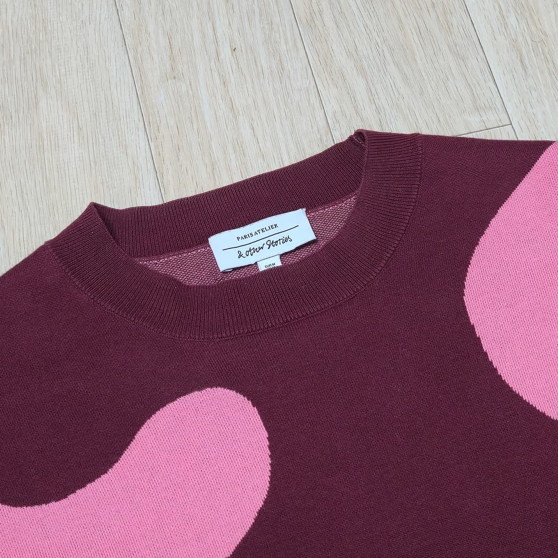 M) & Other Stories PARIS 패턴 니트 긴팔티셔츠 상품이미지2