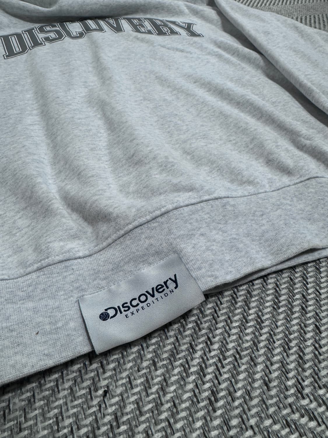 디스커버리 화이트 맨투맨 95 상품이미지3