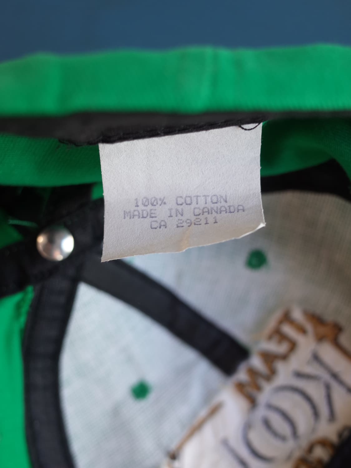 Vintage 빈티지 코튼 볼캡(canada 제작) 상품이미지5