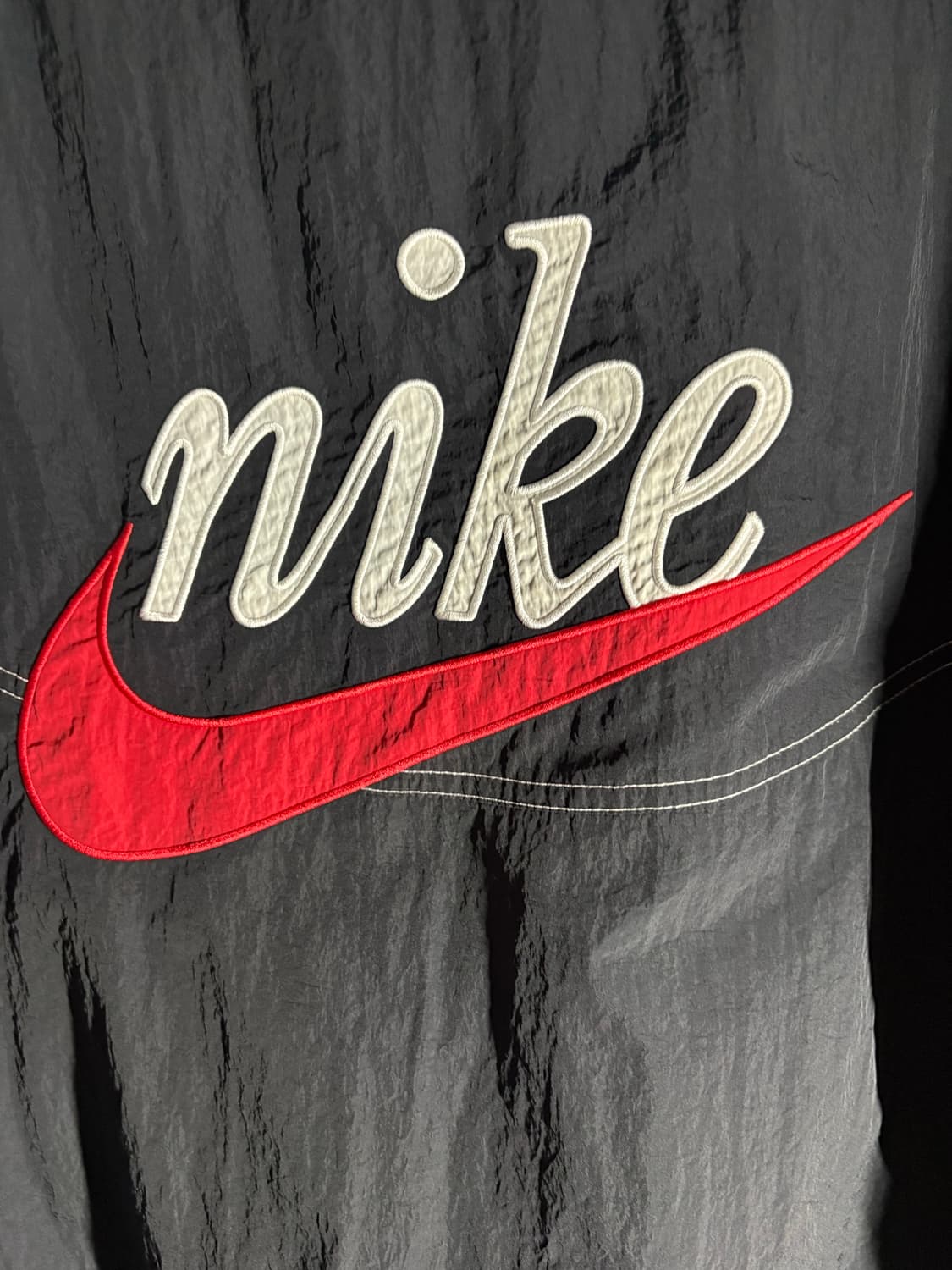 나이키 윈드러너 하프집 재킷 바람막이 검정 Xl 희귀매물 상품이미지3