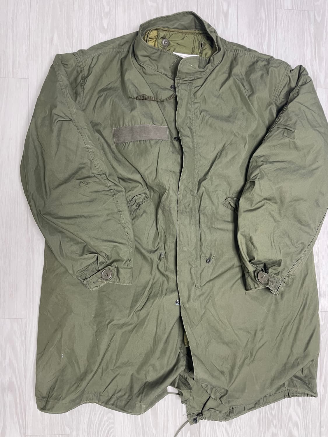 m65피쉬테일 데드스탁급 라지 og  개파카 셀마 84년산 상품이미지2