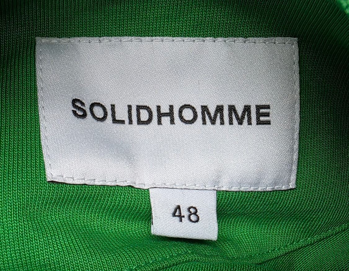 솔리드옴므 남성반팔티 100 그린 오버핏 포켓 반팔티셔츠 MM75 상품이미지3