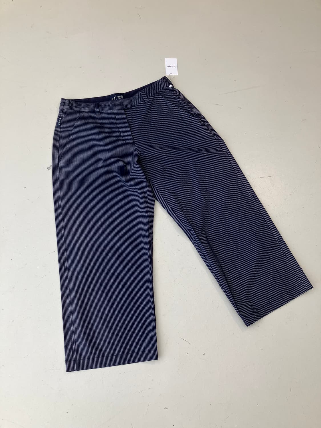 Armani Jeans 스트라이프 크롭 슬랙스 28 상품이미지1