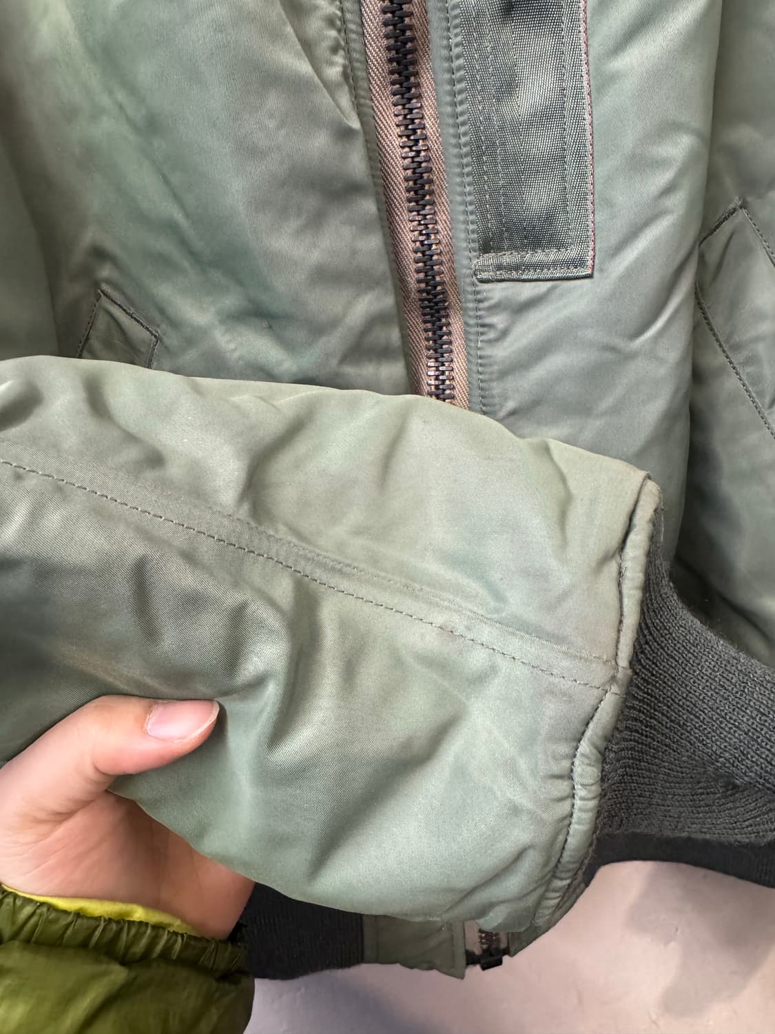 리얼 맥코이 초기형 복각 Ma-1 L 상품이미지5