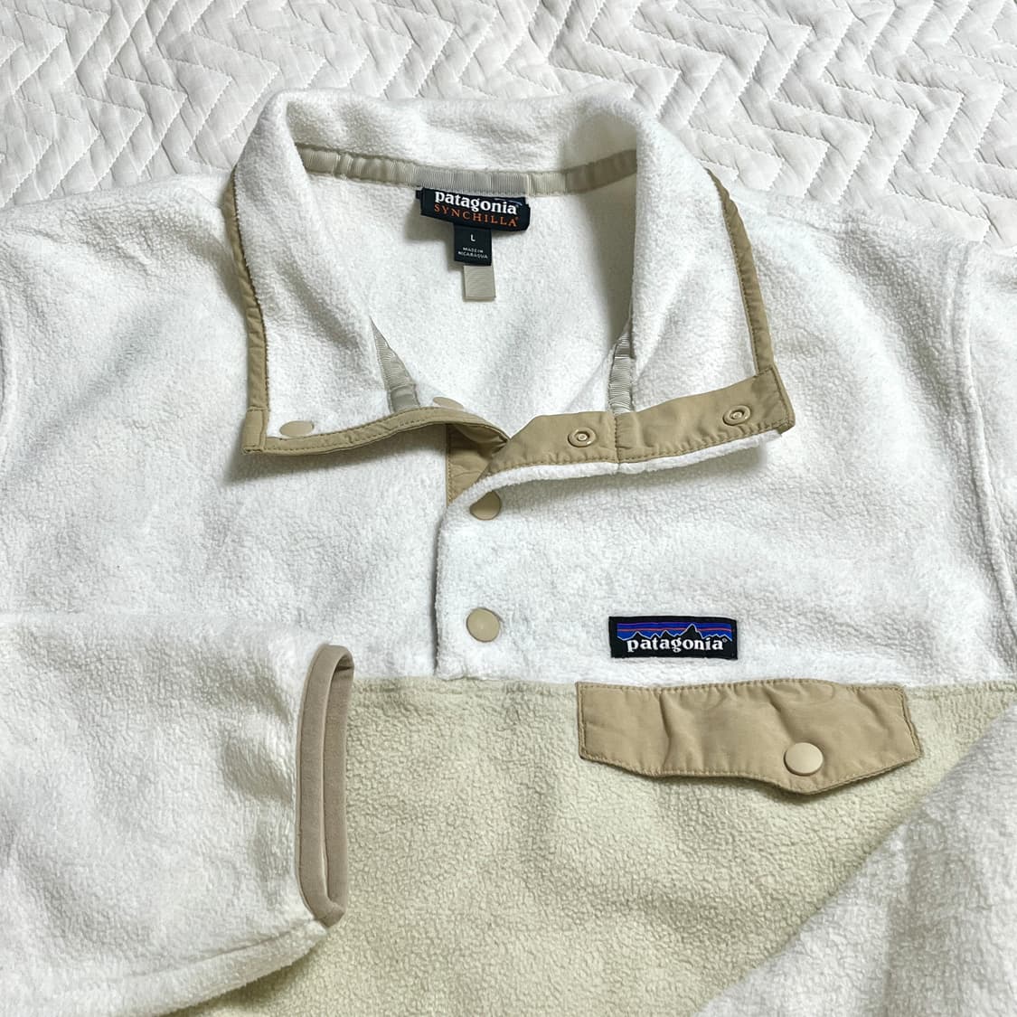 파타고니아 신칠라 베이지  L사이즈 상품이미지1