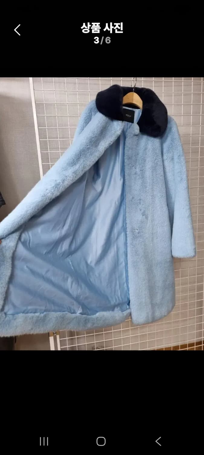 (택포) MOGG 모그핑크 퍼코트 55 상품이미지3