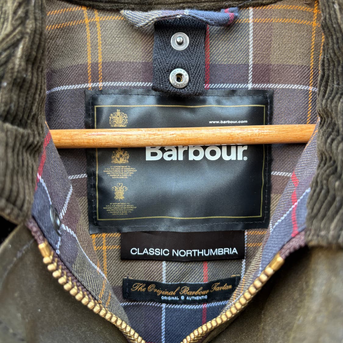 Barbour 바버 노섬브리아 왁스 자켓 상품이미지8