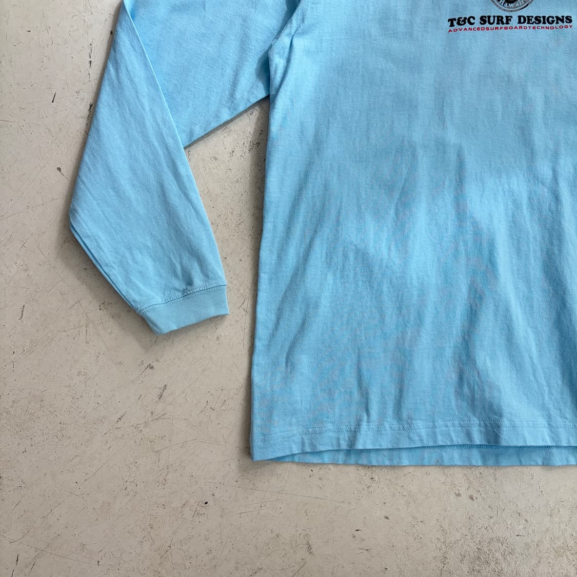 T&C 서프 디자인 빈티지 긴팔 롱슬리브 티셔츠 XL 상품이미지4