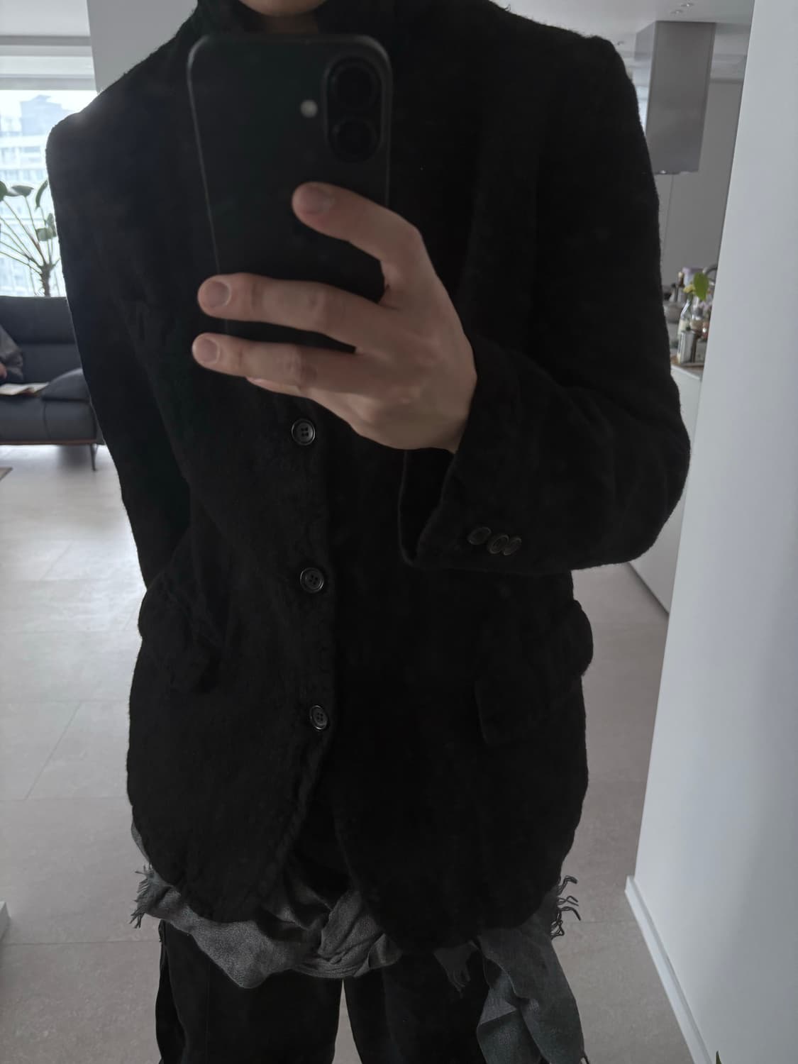 Comme des Garçons Homme HR-J063 울축융 블레이져 상품이미지1