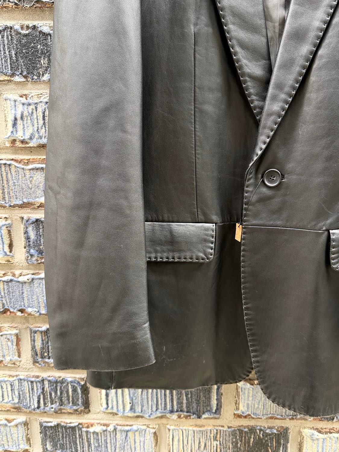 00s 양가죽 블레이저 원버튼 상품이미지3