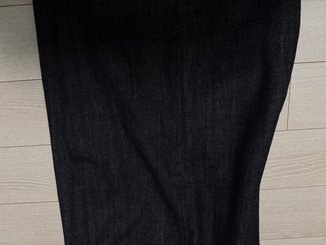 YOUTH 스트럭쳐 와이드 데님 블랙 상품이미지3