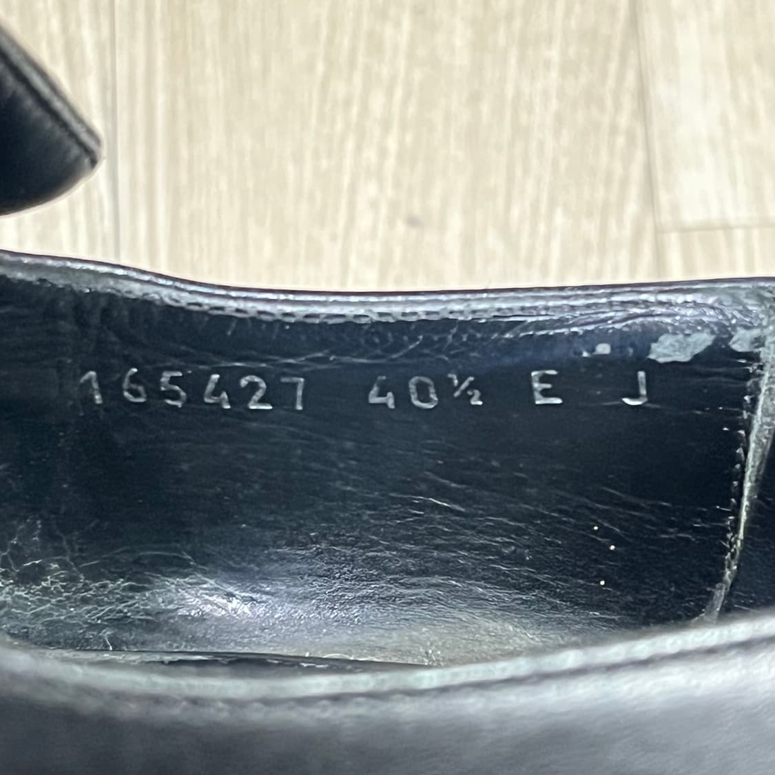 [40.5,260] 구찌 레더 슬립온 로퍼 블랙 상품이미지8