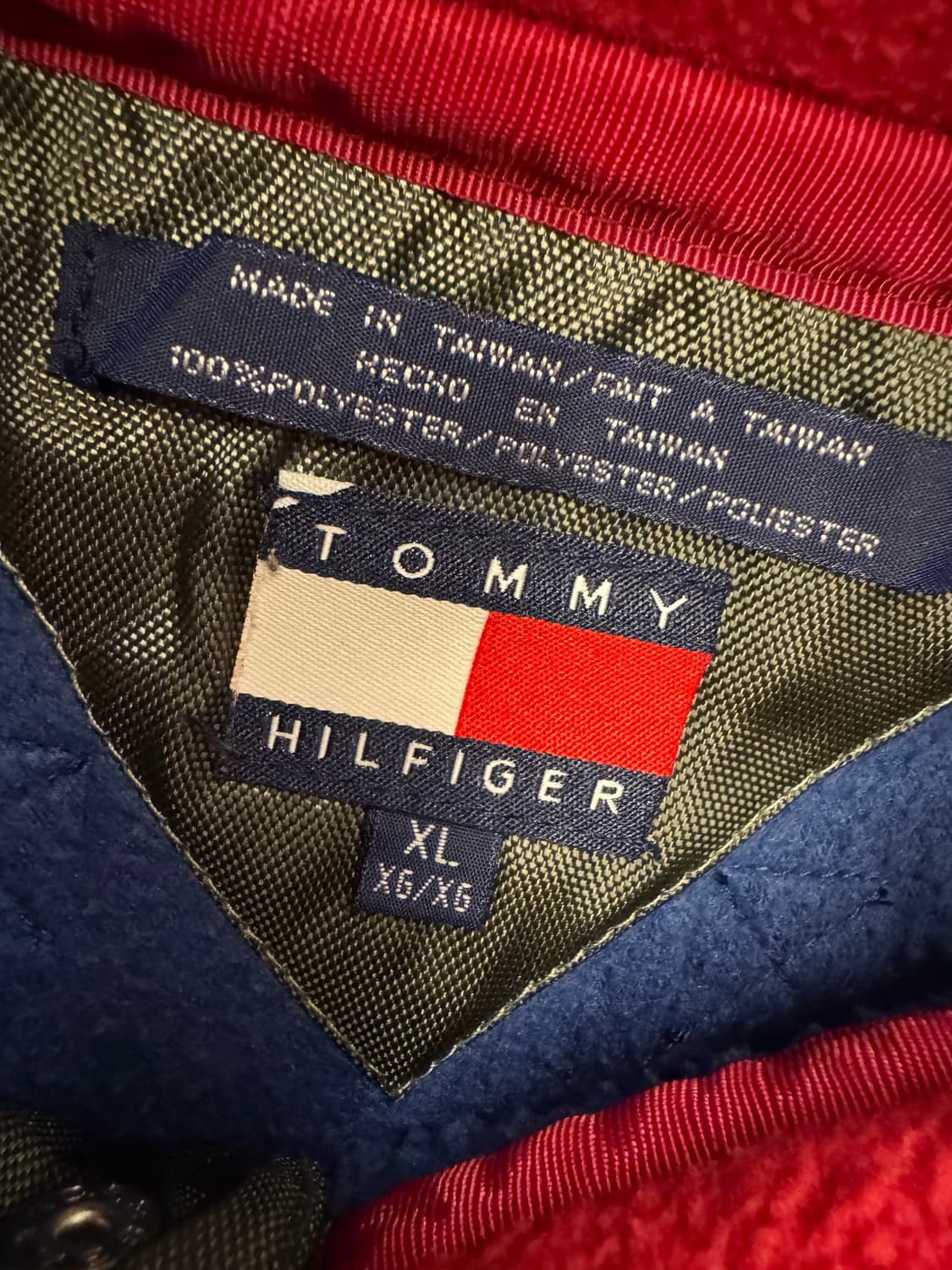 타미힐피거 90s 빅로고 후리스 처분  상품이미지3