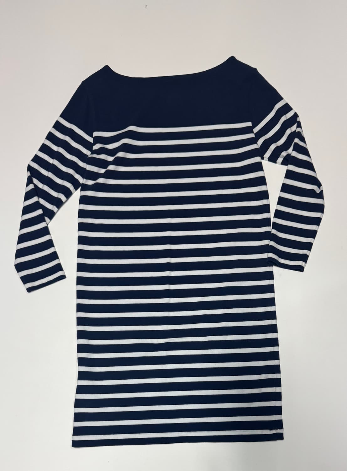 정품!! 여성 폴로 랄프로렌 스트라이프 입술넥 긴팔 원피스 상품이미지2