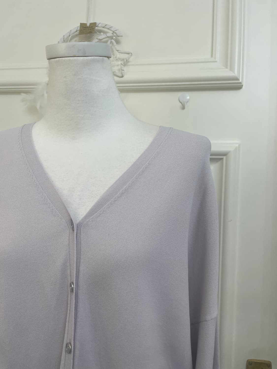blue gray silver button basic cardigan 상품이미지6